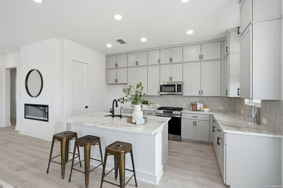 Furnished interior view inside a new home in Prominence Urban, San Antonio (Image 8).