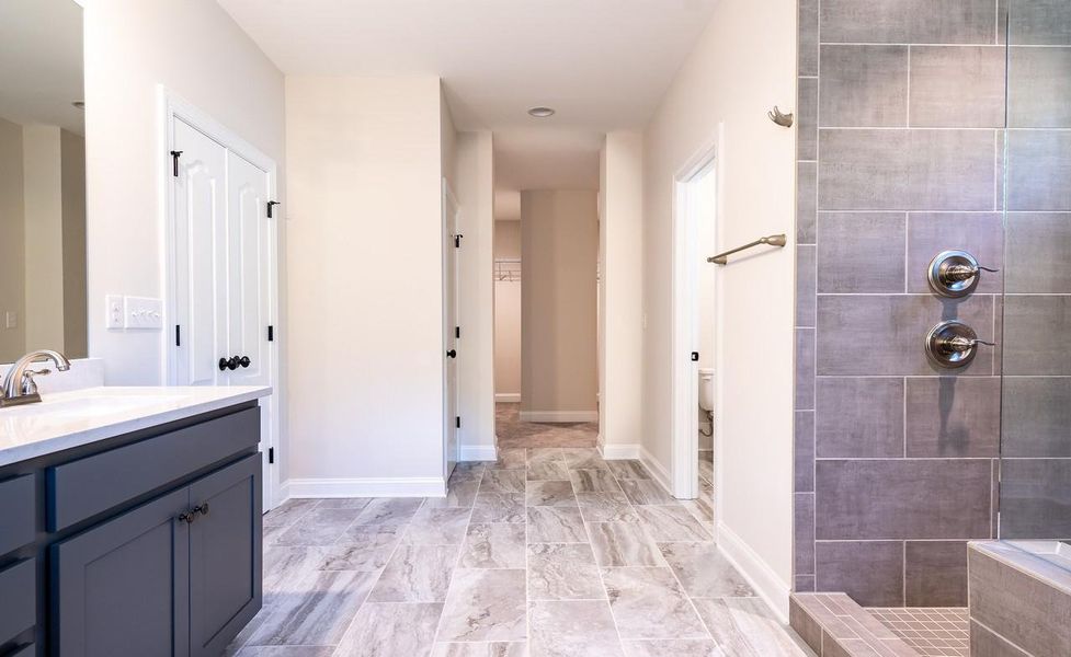 Representative furnished interior of a home built from the Pinehurst by Greybrook Homes in Edmunds Farm, Clover (Image 9).