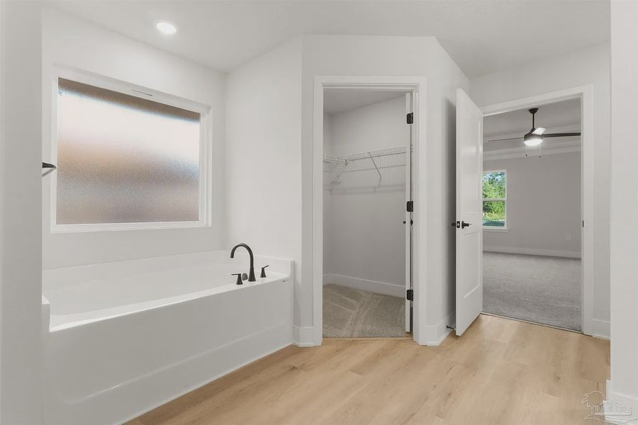 Furnished interior view inside a new home in Pecan Valley, Cantonment (Image 7).