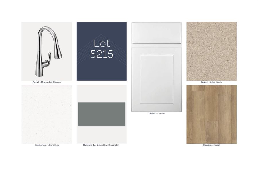 Sample of building materials used in homes in Marvida, Cypress (Image 3).