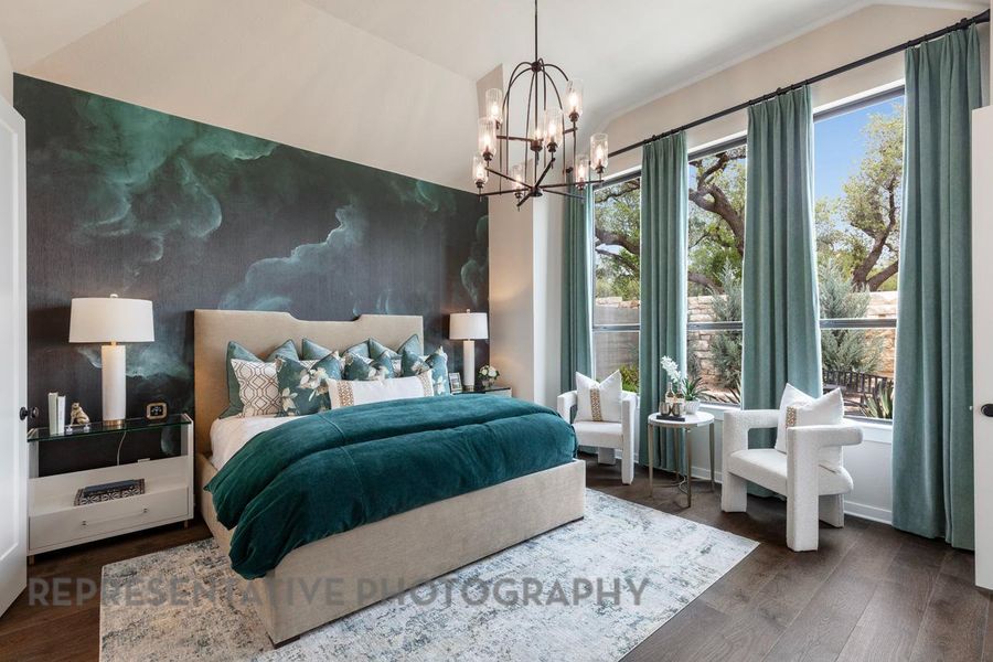 Furnished interior view inside a new home in 6 Creeks at Waterridge: 55ft. lots, Kyle (Image 10). Furnished interior view inside a new home in 6 Creeks at Waterridge: 55ft. lots, Kyle (Image 10).