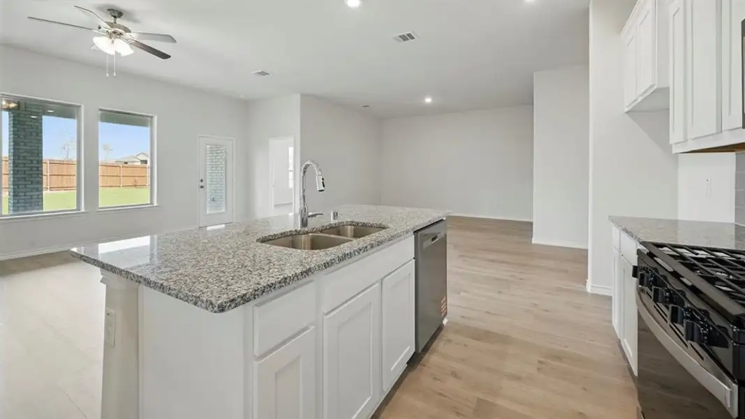 Furnished interior view inside a new home in Silverado, Aubrey (Image 5).