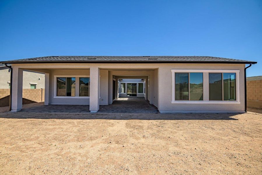 Exterior details and patio area of a home in Overlook at The Dells, Prescott (Image 4).