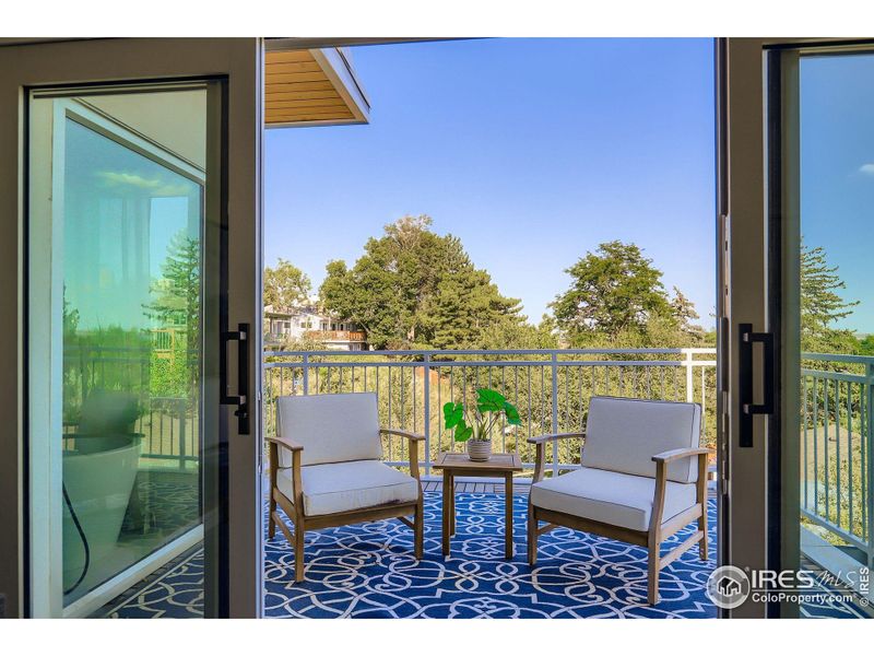Exterior details and patio area of a home in , Boulder (Image 3).