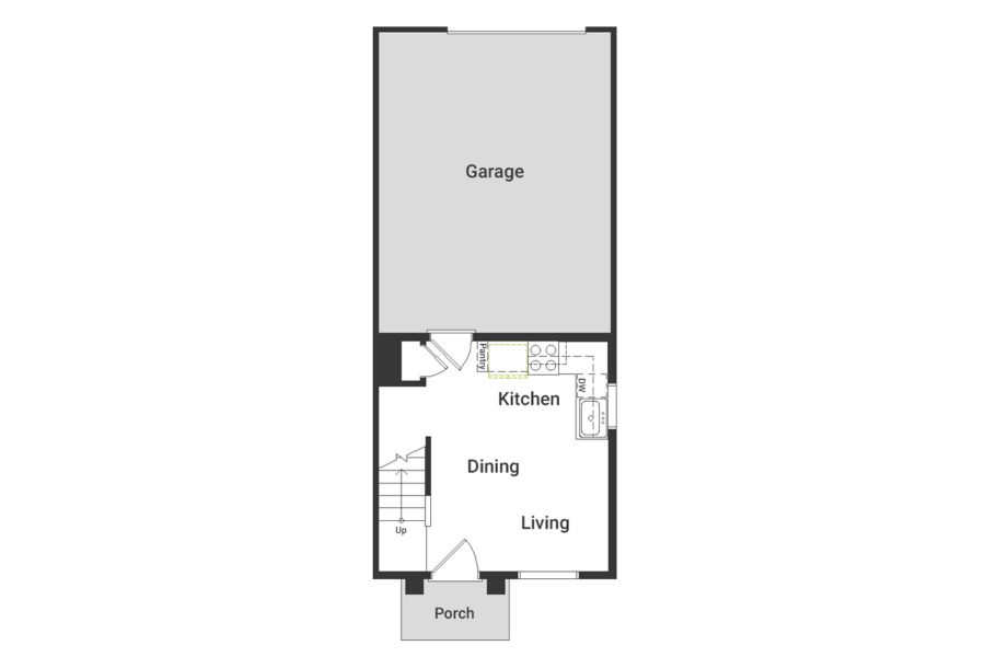 2D floor plan layout of this home in Banning Lewis Ranch - New Homes Colorado Springs, Colorado Springs, CO (Image 2). 2D floor plan layout of this home in Banning Lewis Ranch - New Homes Colorado Springs, Colorado Springs, CO (Image 2).