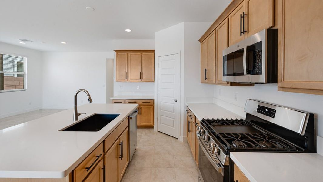 Furnished interior view inside a new home in Combs Ranch, San Tan Valley (Image 4).