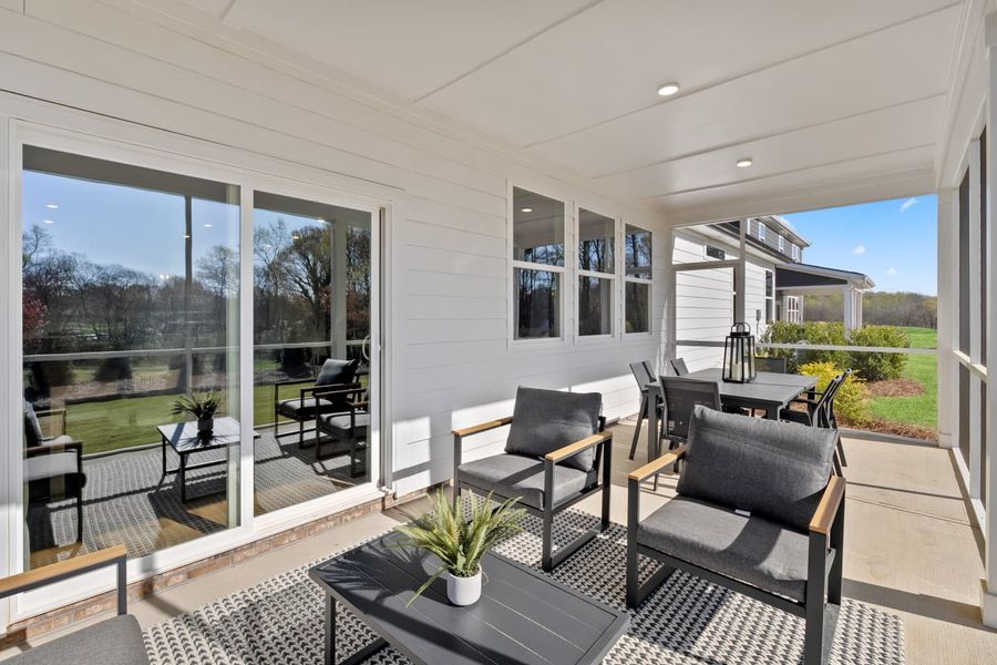 Optional covered patio