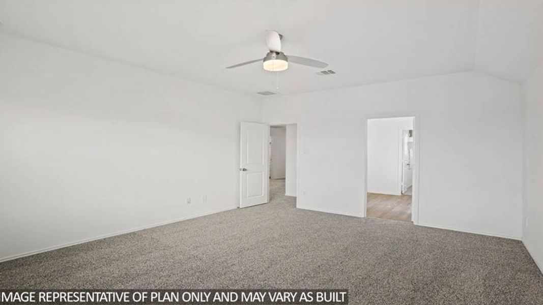 Spacious, unfurnished interior of a new home in Cypress Green, Tomball (Image 11).