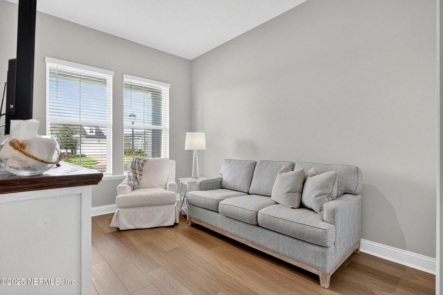 Furnished interior view inside a new home in RiverTown - WaterSong, St. Johns (Image 24).