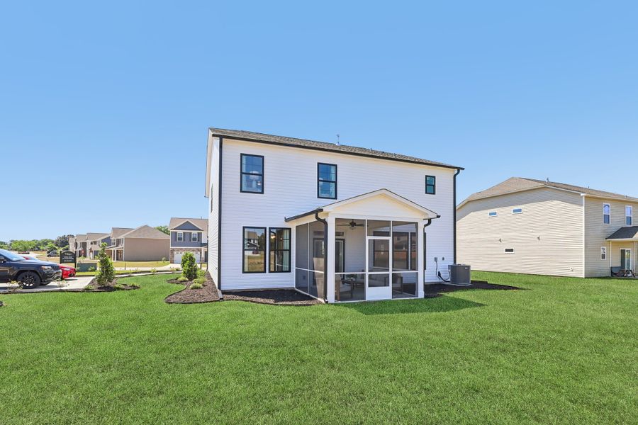 Representative exterior details of a home built from the Bradley II by Great Southern Homes in Sedona, Greenville (Image 54).