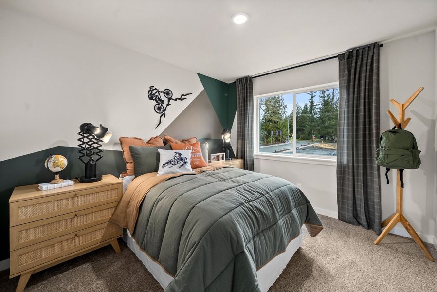 Furnished interior view inside a new home in , Leon Valley (Image 26). Furnished interior view inside a new home in , Leon Valley (Image 26).
