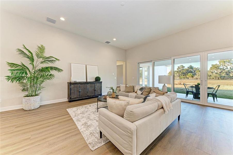 Furnished interior view inside a new home in Triple Creek, Riverview (Image 13). Furnished interior view inside a new home in Triple Creek, Riverview (Image 13).