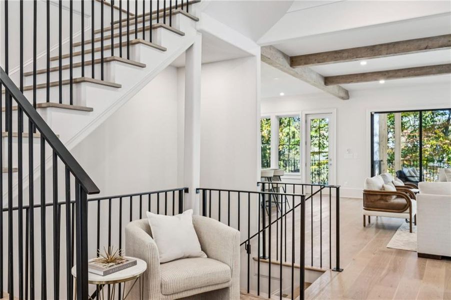 Furnished interior view inside a new home in , Atlanta (Image 42). Furnished interior view inside a new home in , Atlanta (Image 42).