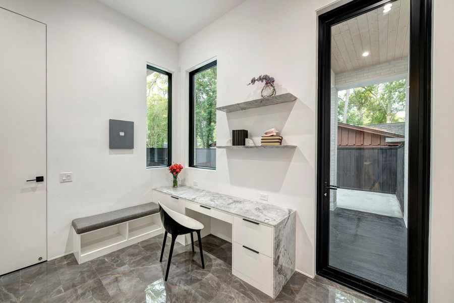 Furnished interior view inside a new home in , Houston (Image 30).