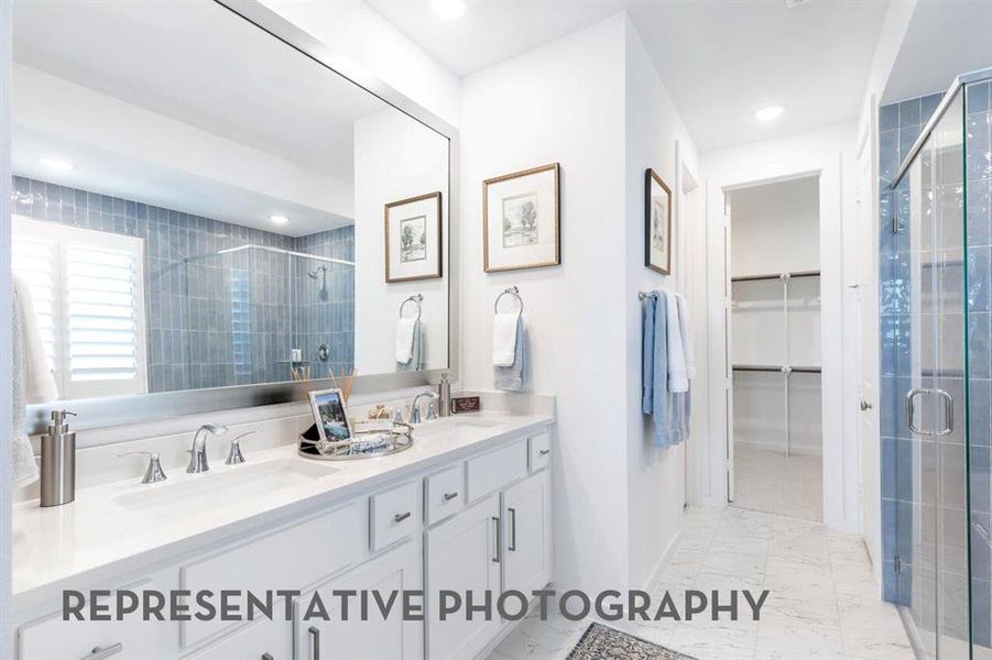Furnished interior view inside a new home in Wellington, Haslet (Image 17).