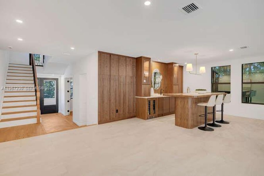 Furnished interior view inside a new home in , Miami (Image 6).