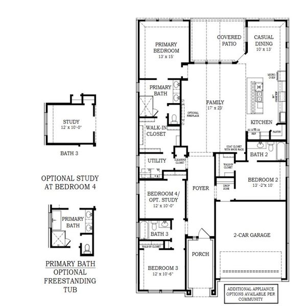 2D floor plan layout for the Brooks by Chesmar Homes in Grange, Katy, TX (Image 3). 2D floor plan layout for the Brooks by Chesmar Homes in Grange, Katy, TX (Image 3).
