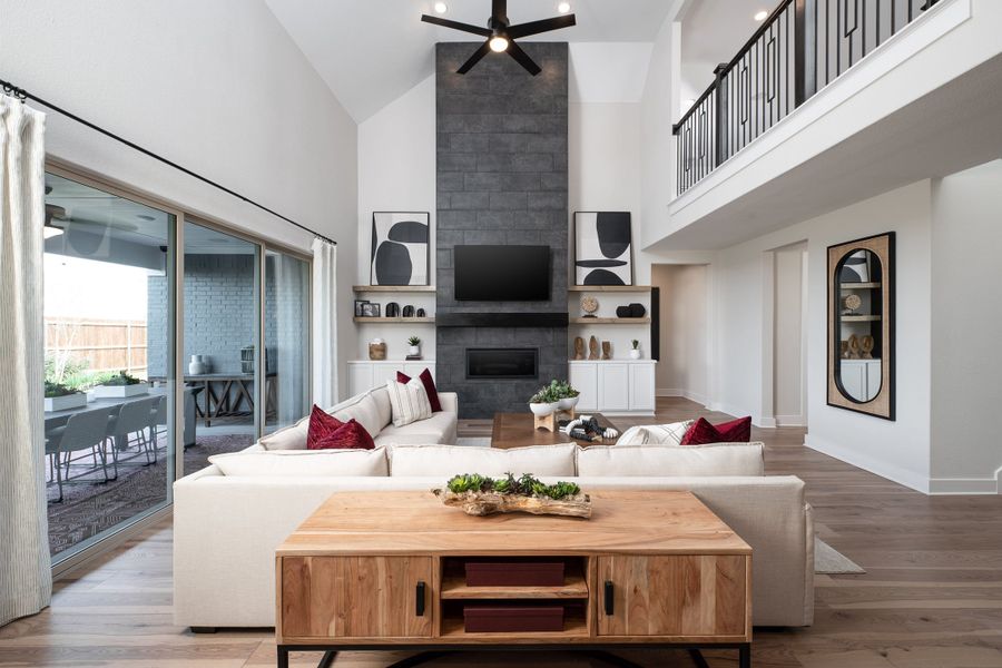 Representative furnished interior of a home built from the Owen by Tri Pointe Homes in View at the Reserve, Mansfield (Image 5).