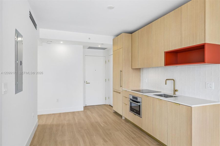 Furnished interior view inside a new home in , Miami (Image 9).