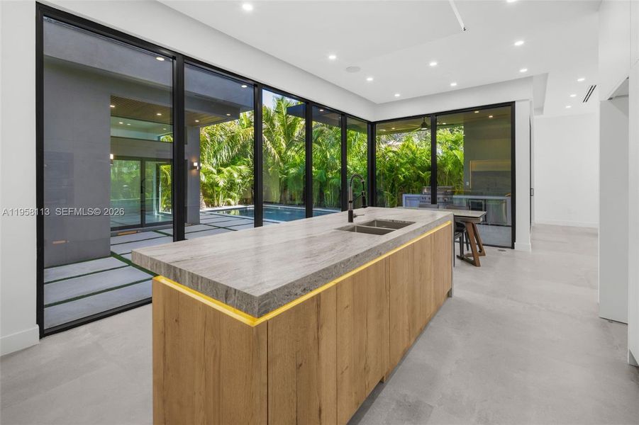 Exterior details and patio area of a home in , Miami (Image 4). Exterior details and patio area of a home in , Miami (Image 4).