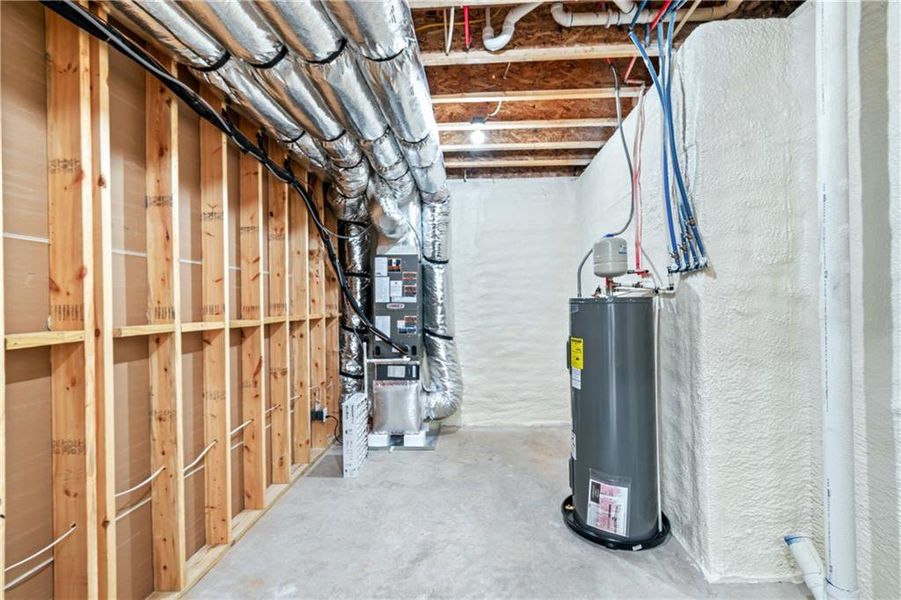 In-progress construction of a new home in , Blairsville, GA (Image 84).