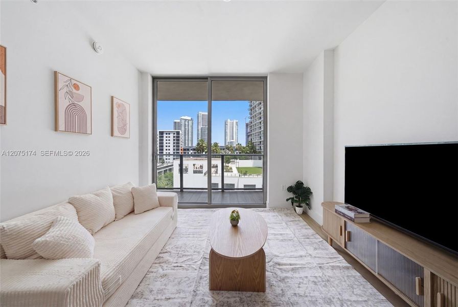 Furnished interior view inside a new home in , Miami (Image 8). Furnished interior view inside a new home in , Miami (Image 8).