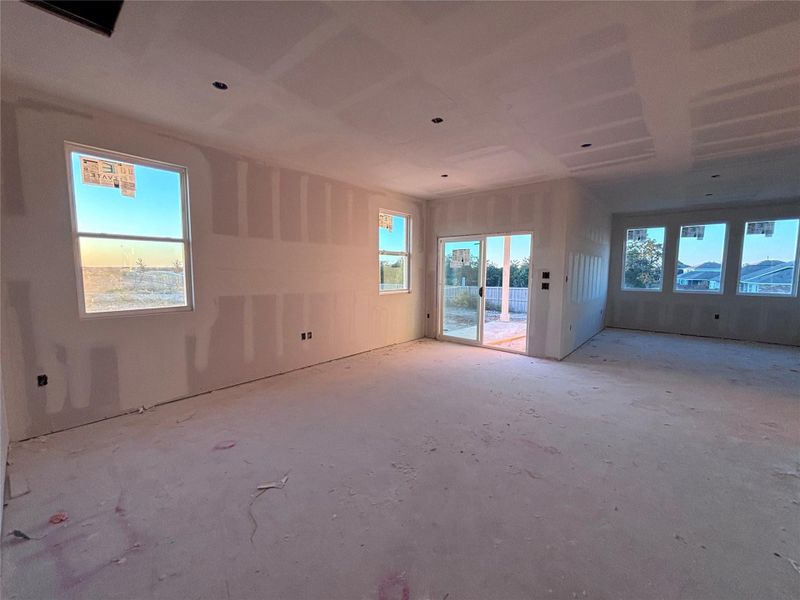 In-progress construction of a new home in The Colony 45s, Bastrop, TX (Image 24).