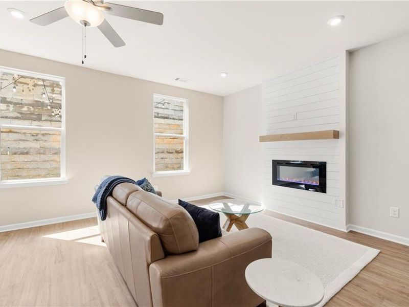 Furnished interior view inside a new home in The Village at Shallowford, Kennesaw (Image 11).