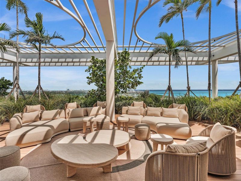 Furnished interior view inside a new home in , Miami Beach (Image 17).