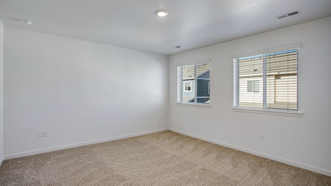 Spacious, unfurnished interior of a new home in Revere at Johnstown, Johnstown (Image 27). Spacious, unfurnished interior of a new home in Revere at Johnstown, Johnstown (Image 27).