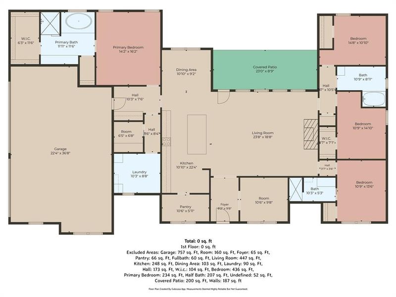 2D floor plan layout of this home in , Weatherford, TX (Image 5). 2D floor plan layout of this home in , Weatherford, TX (Image 5).