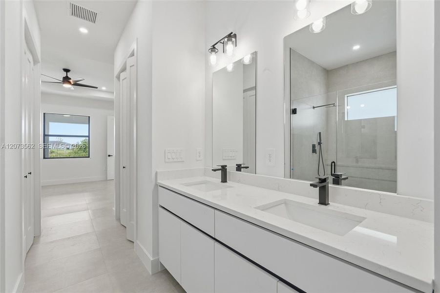 Furnished interior view inside a new home in , Cape Coral (Image 10). Furnished interior view inside a new home in , Cape Coral (Image 10).