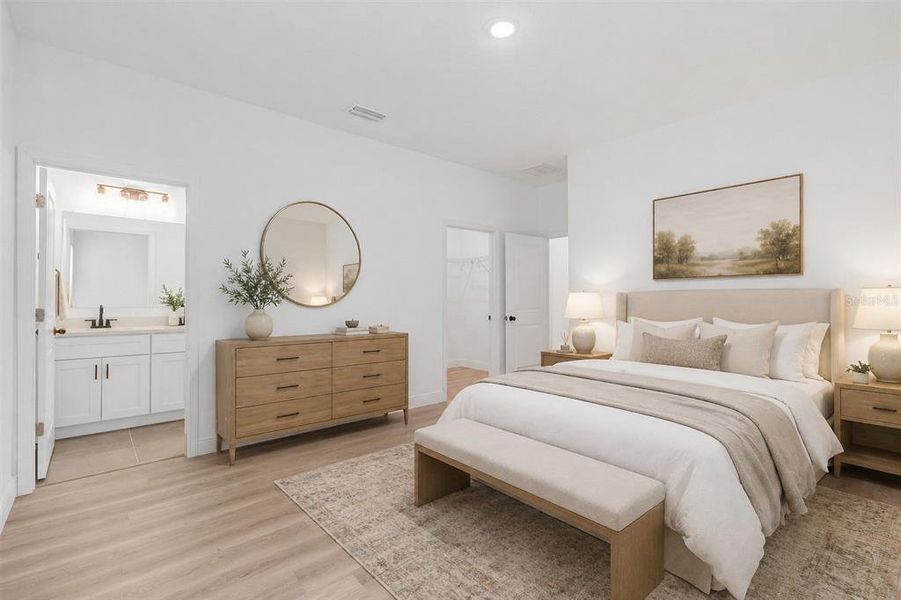 Furnished interior view inside a new home in , Ocala (Image 9).