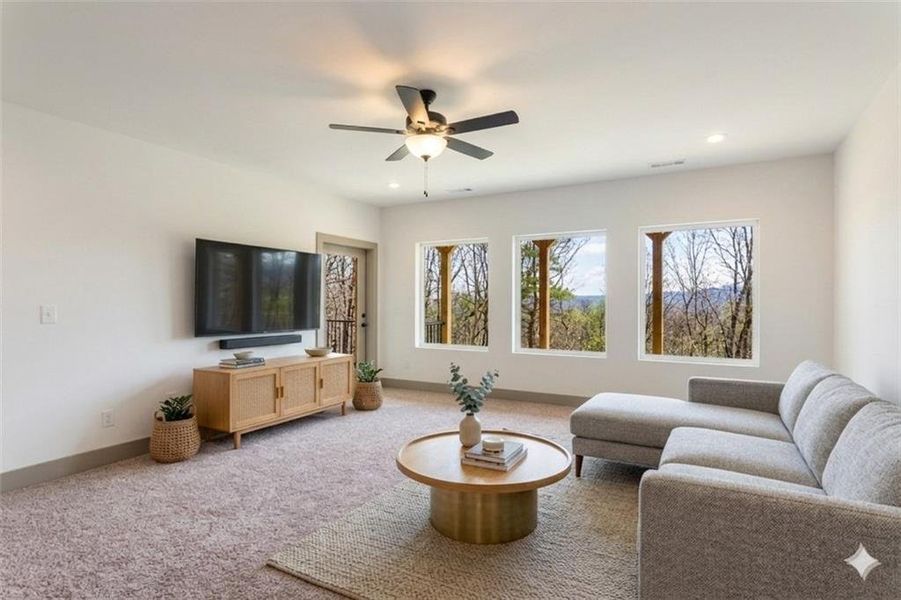 Furnished interior view inside a new home in , Ellijay (Image 33).