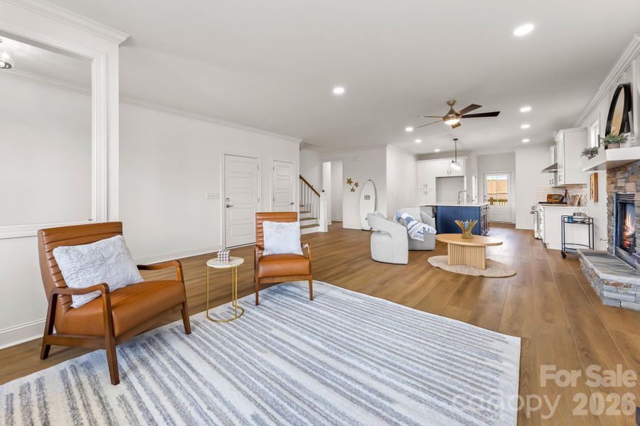 Furnished interior view inside a new home in , Denver (Image 8).