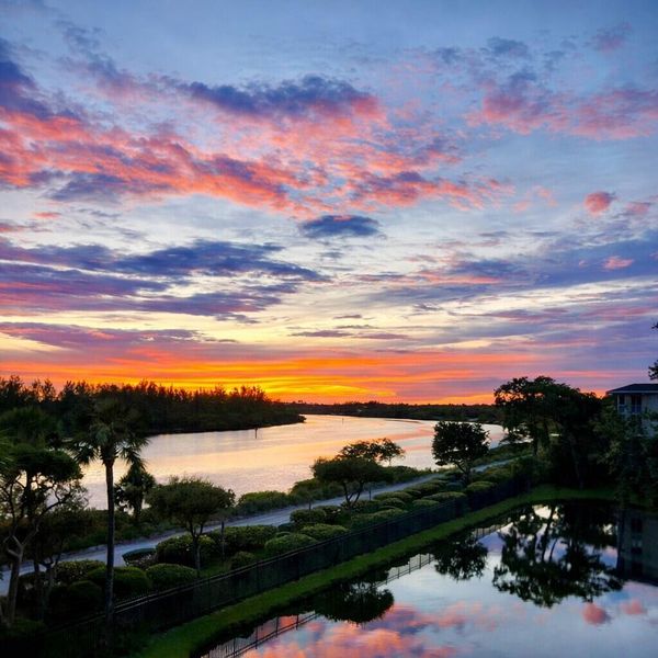 Riverfront Sunset Riverfront Sunset