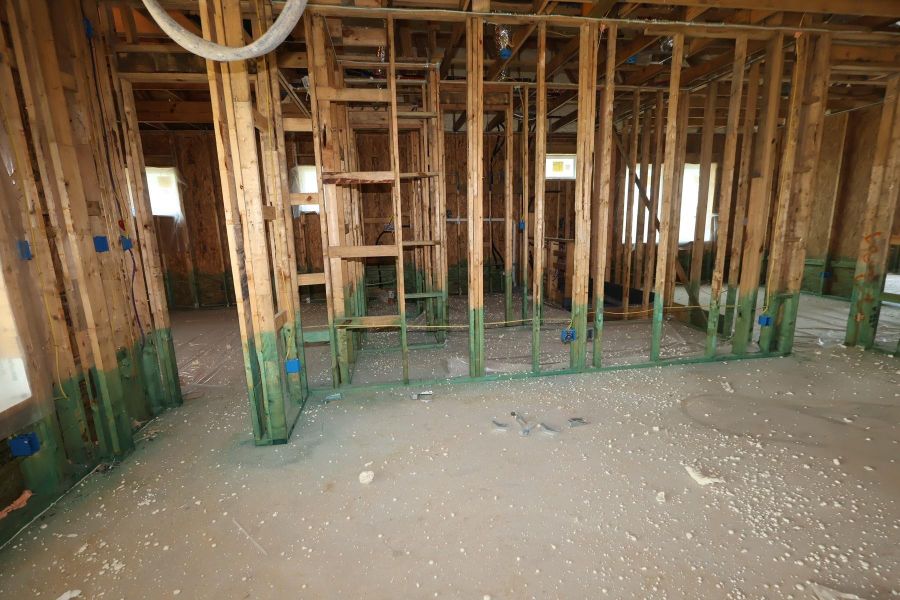 In-progress construction of a new home in Riceland - Enclave Row Collection, Mont Belvieu, TX (Image 5).