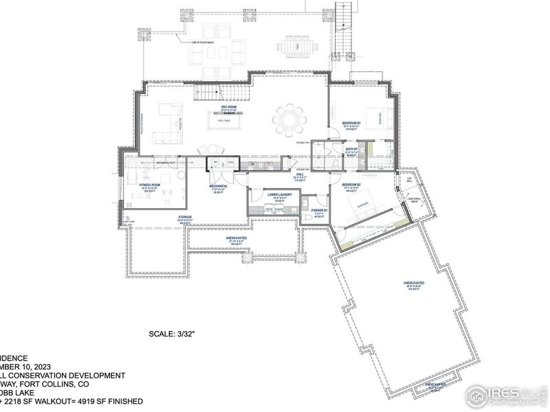 2D floor plan layout of this home in , Fort Collins, CO (Image 8).