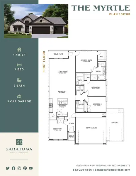 2D floor plan layout of this home in , Angleton, TX (Image 3). 2D floor plan layout of this home in , Angleton, TX (Image 3).