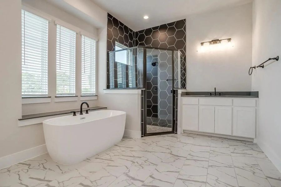 Representative furnished interior of a home built from the The Colin by Elmwood Custom Homes in Aledo Heights, Aledo (Image 30).