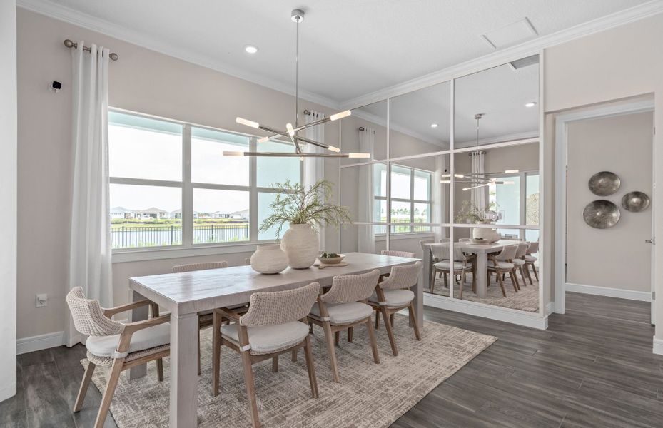 Representative furnished interior of a home built from the Renown by Del Webb in Del Webb Lakehaven, Clermont (Image 9).