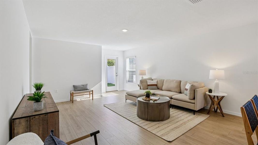 Furnished interior view inside a new home in , Dade City (Image 4).