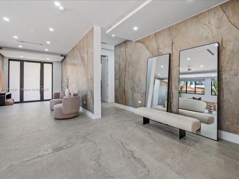 Furnished interior view inside a new home in , Miami Beach (Image 5).