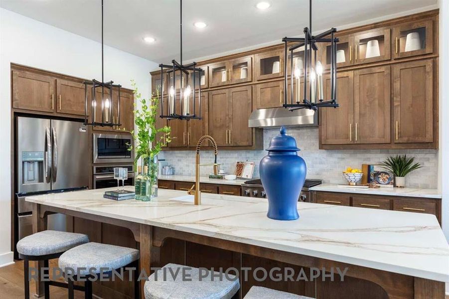 Furnished interior view inside a new home in Wellington, Haslet (Image 26).