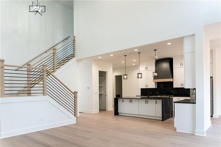 Furnished interior view inside a new home in , Atlanta (Image 6).