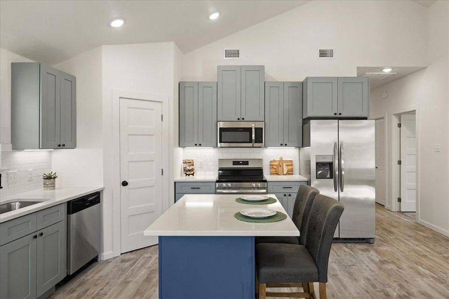 Furnished interior view inside a new home in , Lone Oak (Image 15).