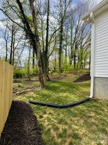 Exterior details and patio area of a home in , Candler (Image 15).