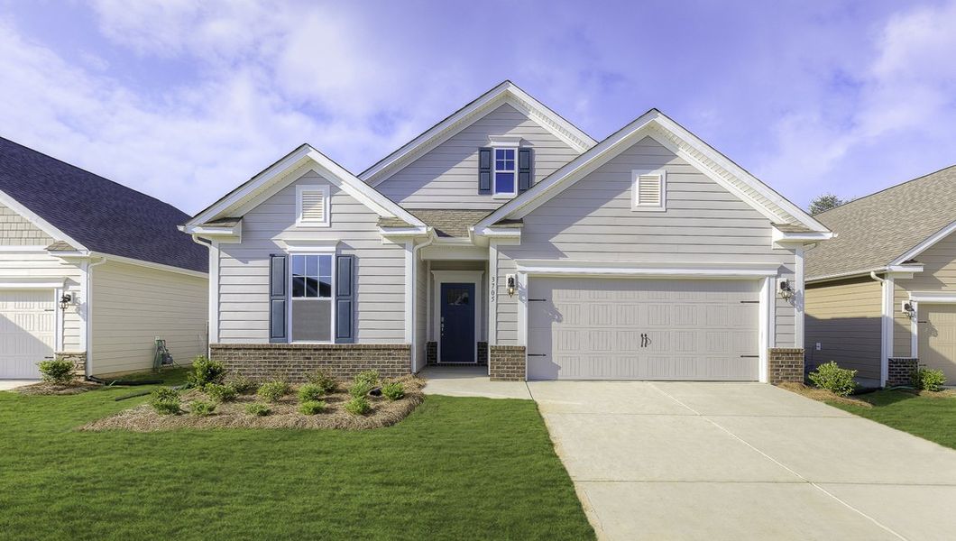 Representative exterior photo of a completed home built from the Arlington by D.R. Horton in Cantrell Hills, Hendersonville, NC (Image 23). Representative exterior photo of a completed home built from the Arlington by D.R. Horton in Cantrell Hills, Hendersonville, NC (Image 23).