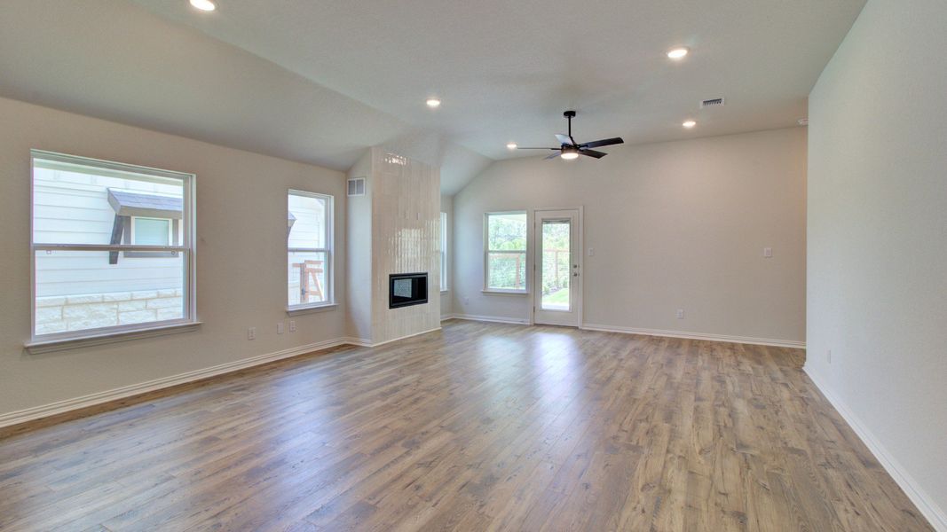 Furnished interior view inside a new home in The Crossvine, Schertz (Image 9). Furnished interior view inside a new home in The Crossvine, Schertz (Image 9).