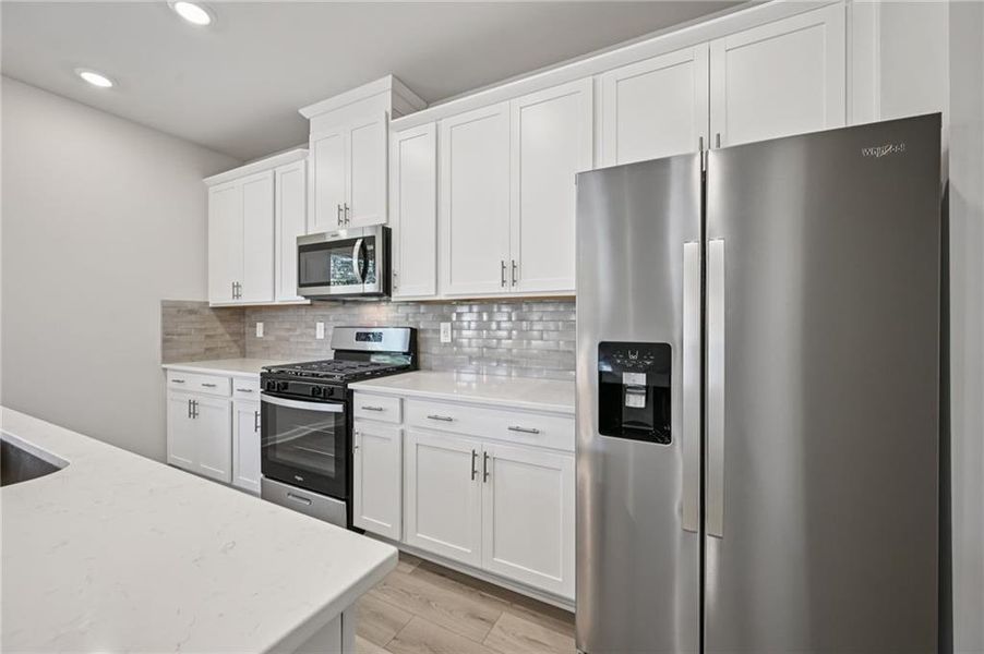 Furnished interior view inside a new home in Creekside at Oxford Park, Fairburn (Image 6).